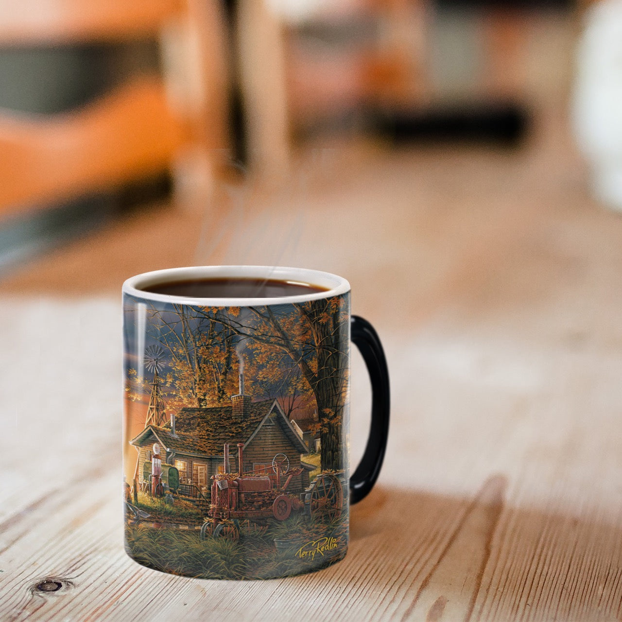 Wild Wings (Morning Surprise - Red Tractor) Morphing Mugs®  Heat-Sensitive Mug MMUG1602